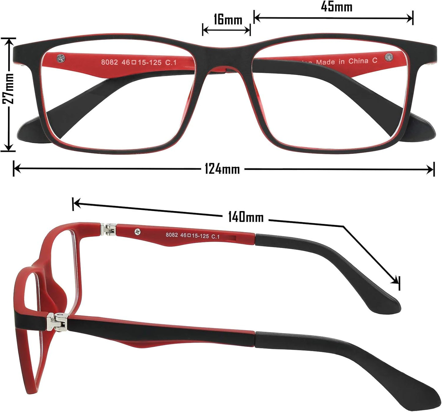 Kids Computer Glasses Blue Light Blocking Tablets Electronic Devices Protects against Eyestrain for Boys Girls