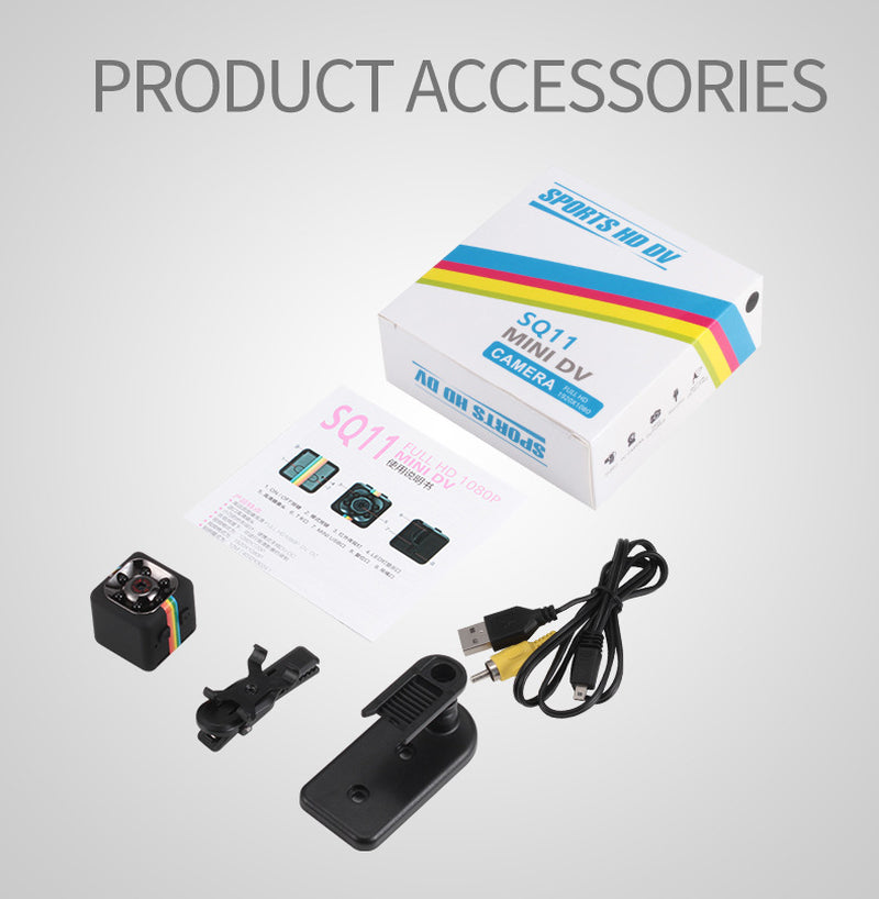SQ11 HD 1080P DV Super Mini Camera Motion Motion DV Infrared Night Vision DV
