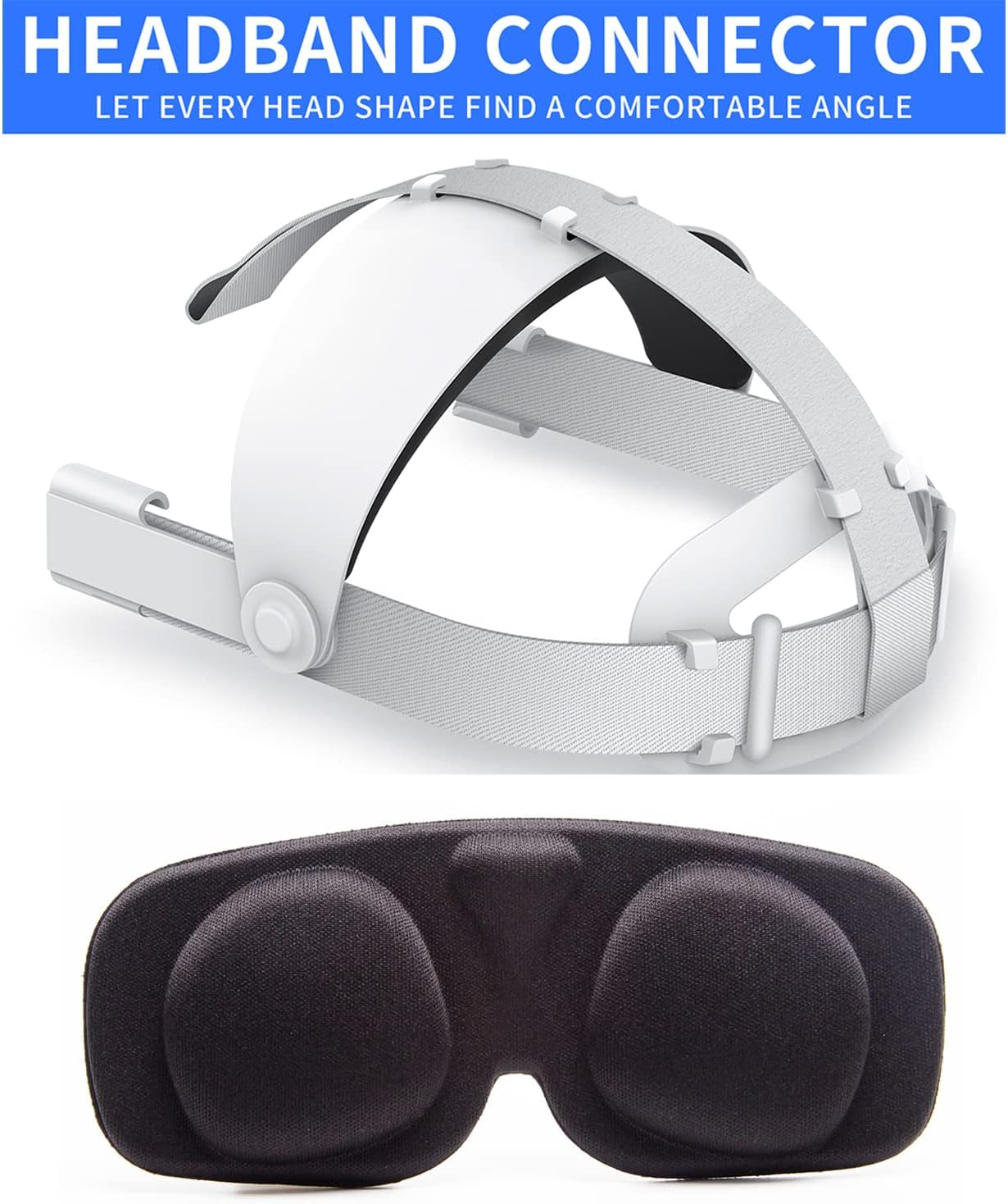 VR Head Strap for Oculus Quest 2 Vr Headset Reduce Face'S Pressure,New Virtual Reality Headset