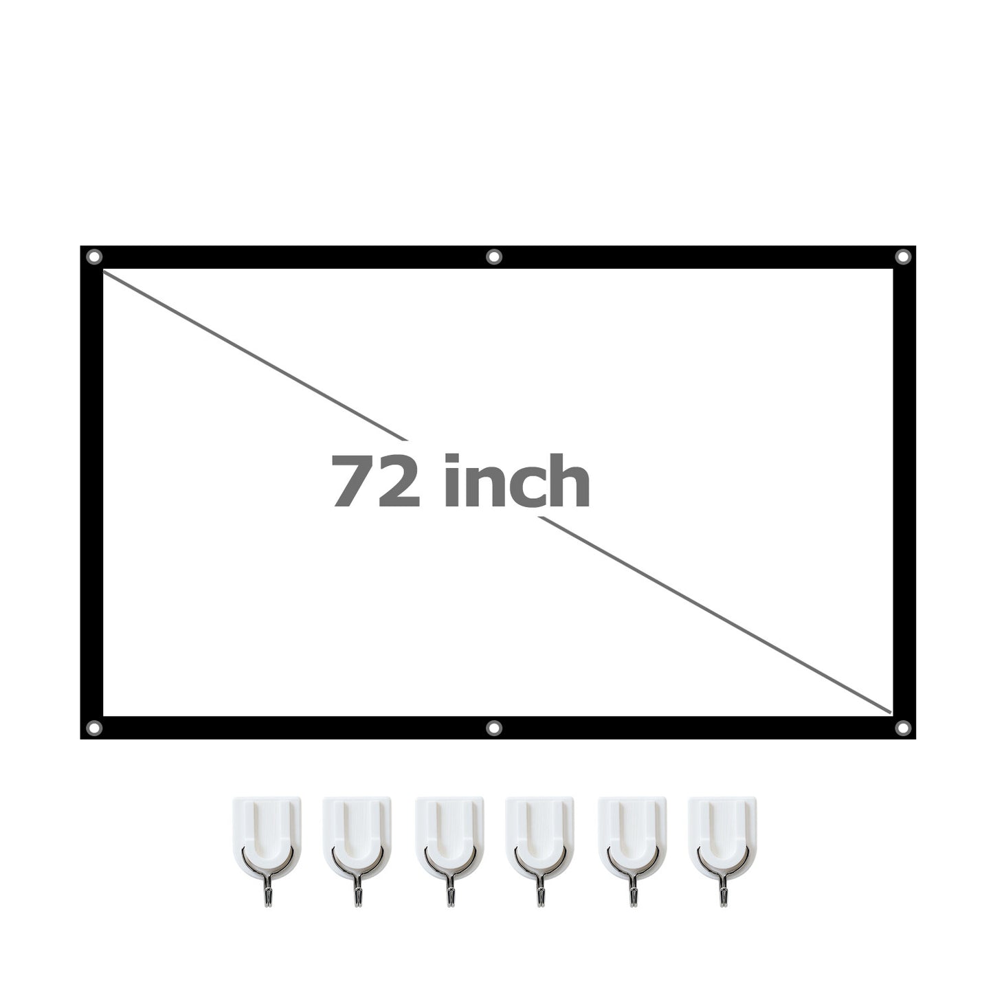 Portable Foldable Projector Screen 16:9 HD Outdoor Home Cinema Theater 3D Movie