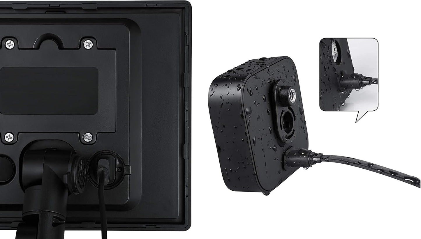 2-In-1 Solar Panel Charger & Security Light for Blink Outdoor & Blink XT2/XT (Camera Not Included)