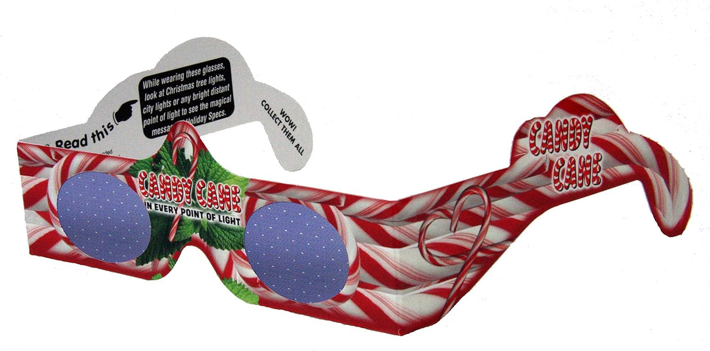 3D Christmas Glasses - 10 Pack - Hologram Holiday Images