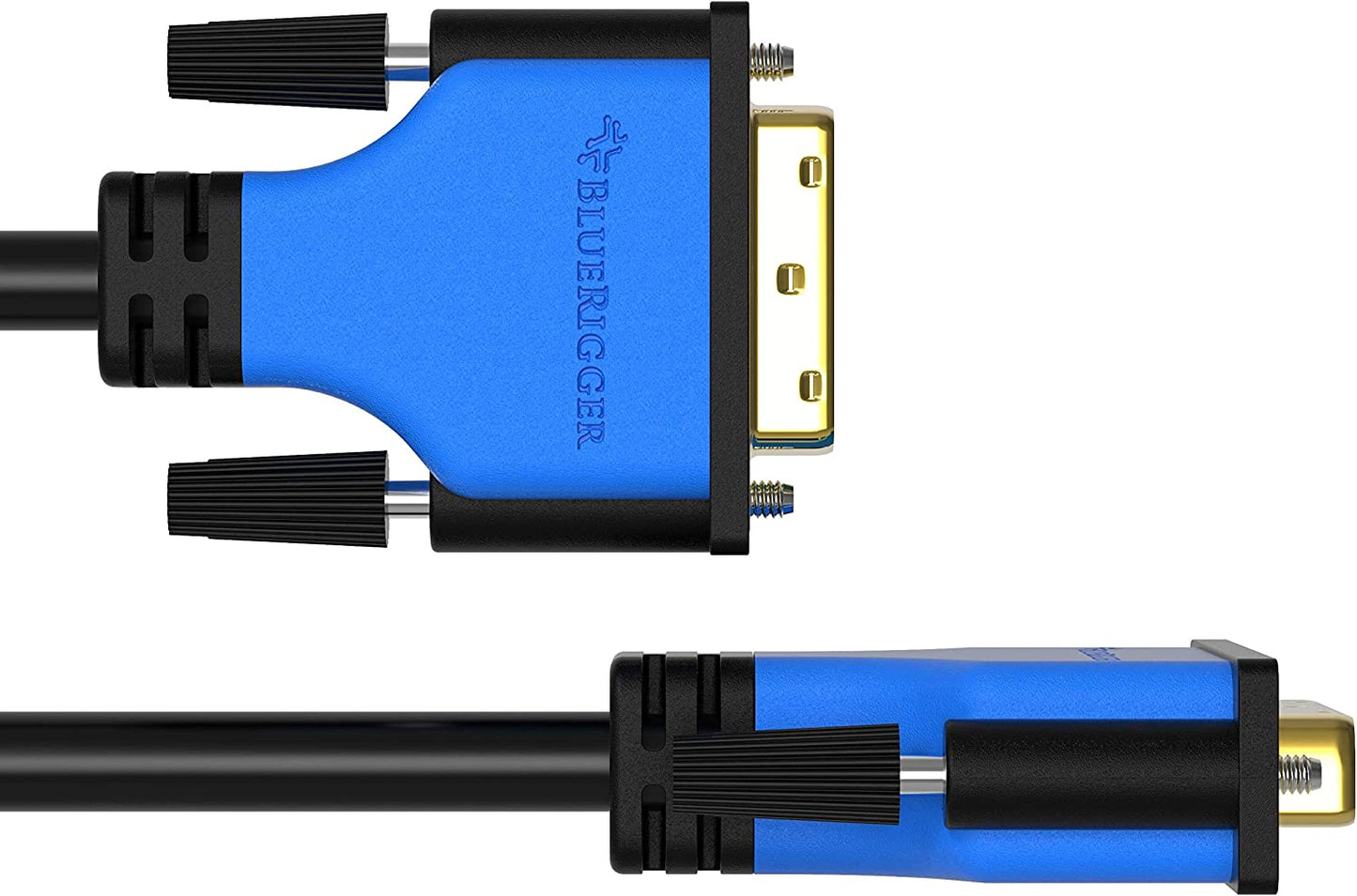 DVI to DVI Monitor Cable (25FT, 24+1 Dual Link, Digital Video Cable, Male to Male) - for Gaming, DVD, Laptops, HDTV and Projector