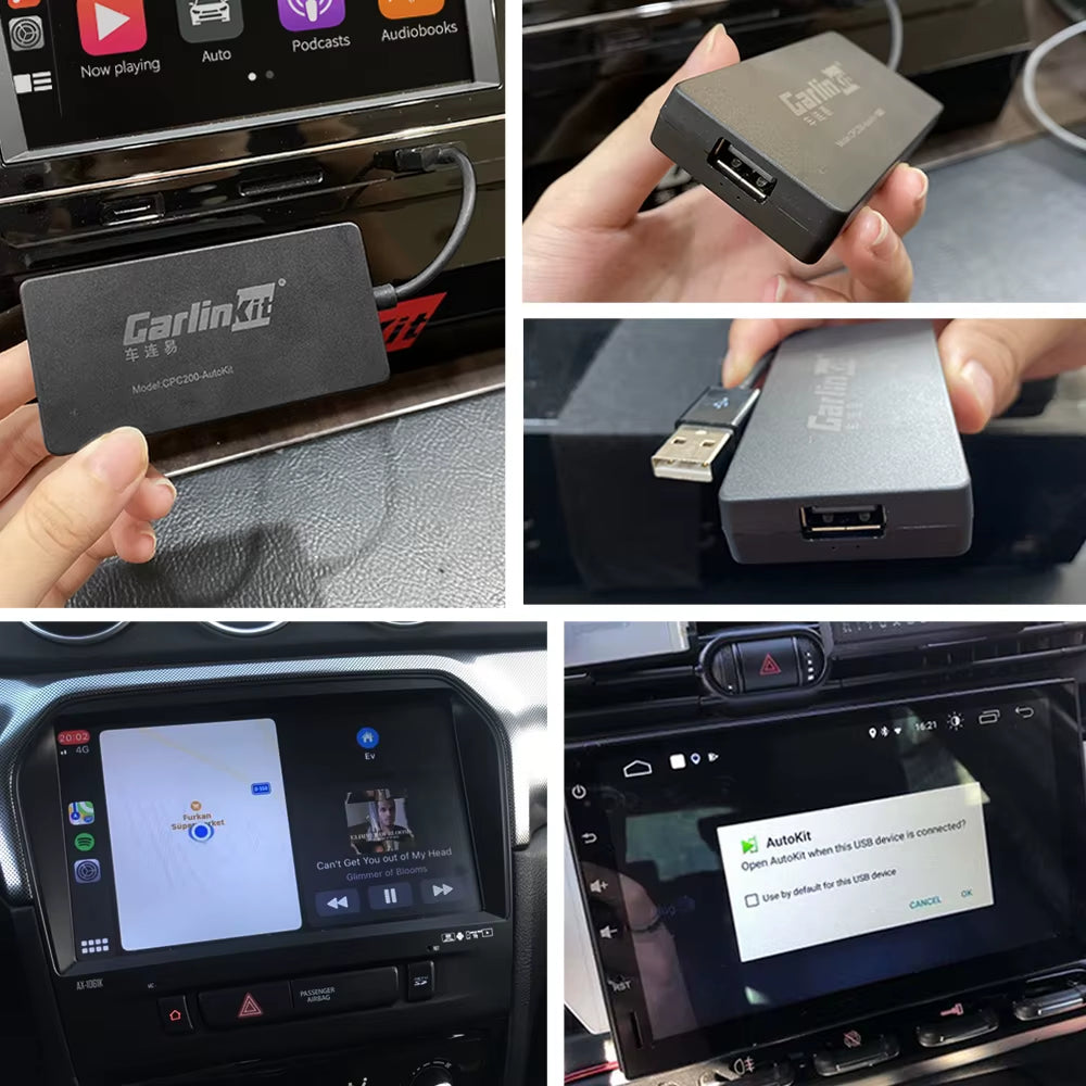 Wireless Apple Carplay Dongle USB Android Auto for Android Car Unit Ios Car Play Auto Connect Autokit Mirrorlink Box