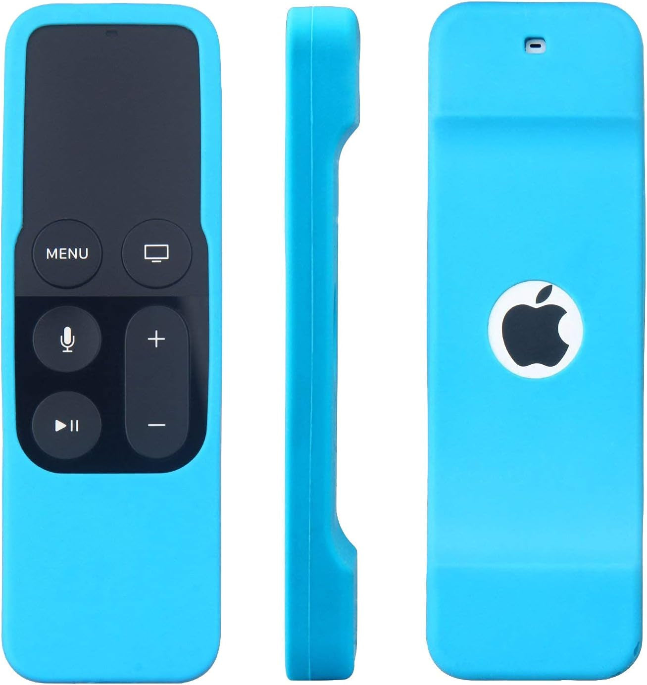 Remote Case Compatible with Apple TV 4K (5Th) and 4Th Generation, Shock Proof Silicone Remote Cover Case Compatible with Apple TV 4Th Gen 4K 5Th Siri Remote Controller - Blue