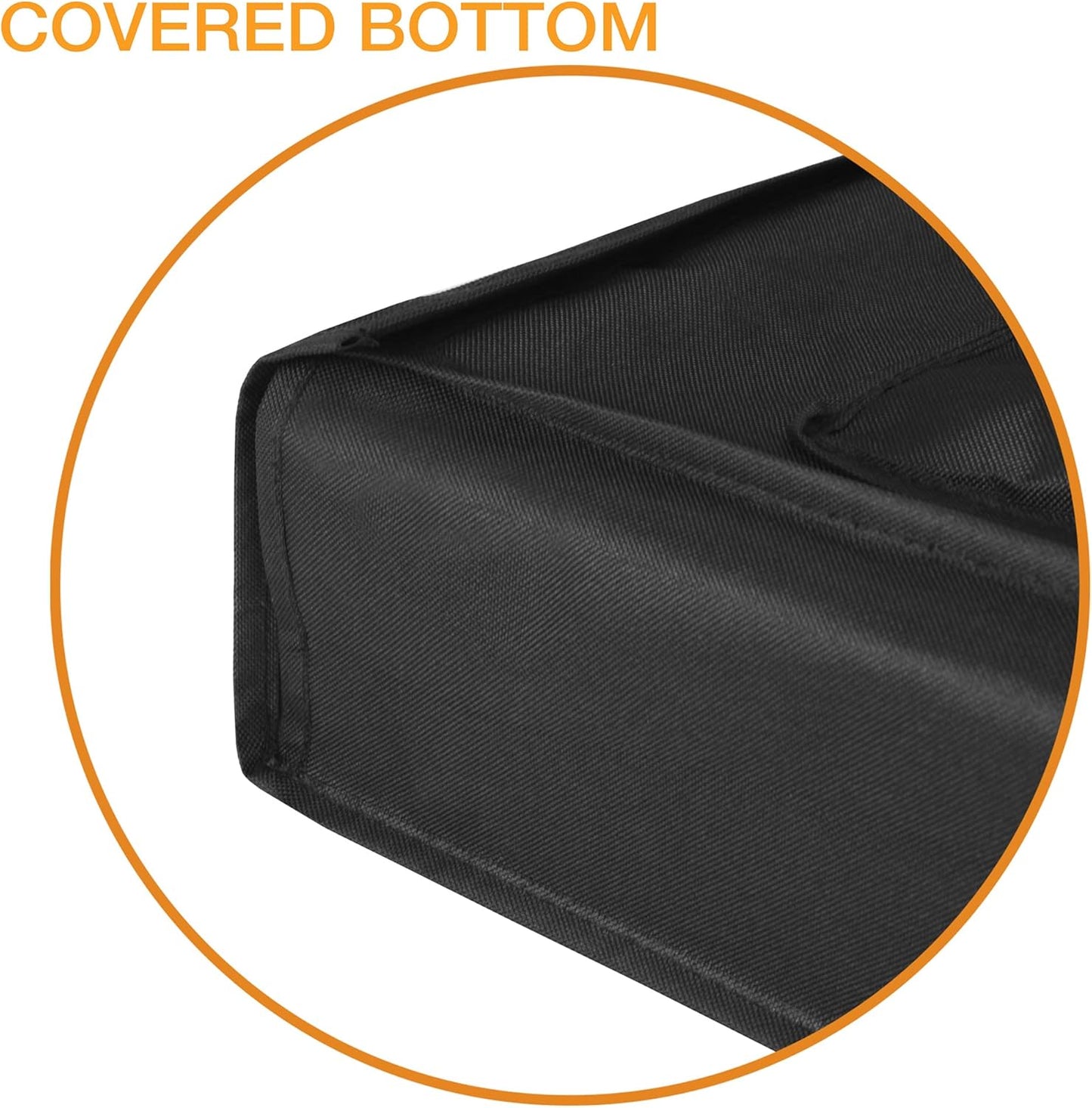 Outdoor TV Cover - 50" Model for 48" - 52" Flat Screens - Slim Fit - Weatherproof Weather Dust Resistant Television Protector - Black