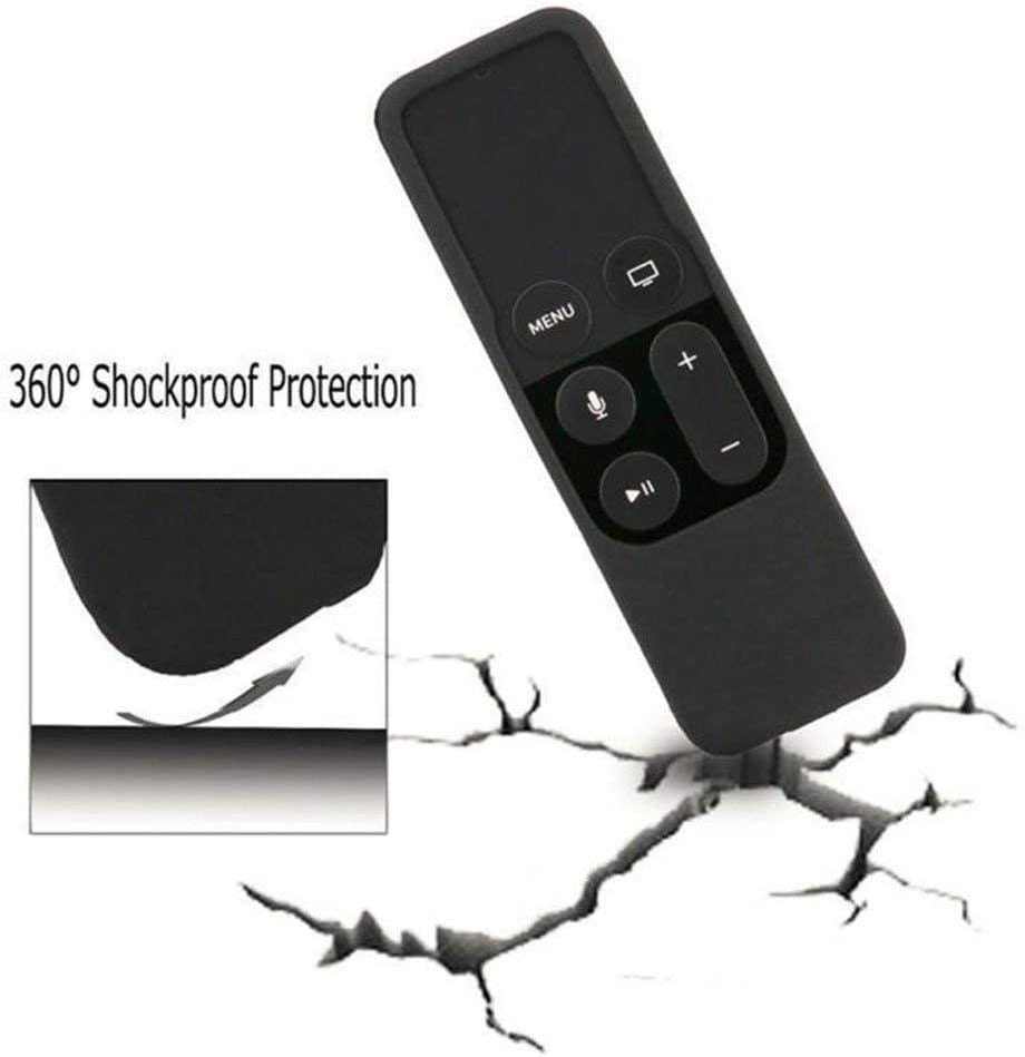 Remote Case Compatible with Apple TV 4K (5Th) and 4Th Generation, Shock Proof Silicone Remote Cover Case Compatible with Apple TV 4Th Gen 4K 5Th Siri Remote Controller - Blue