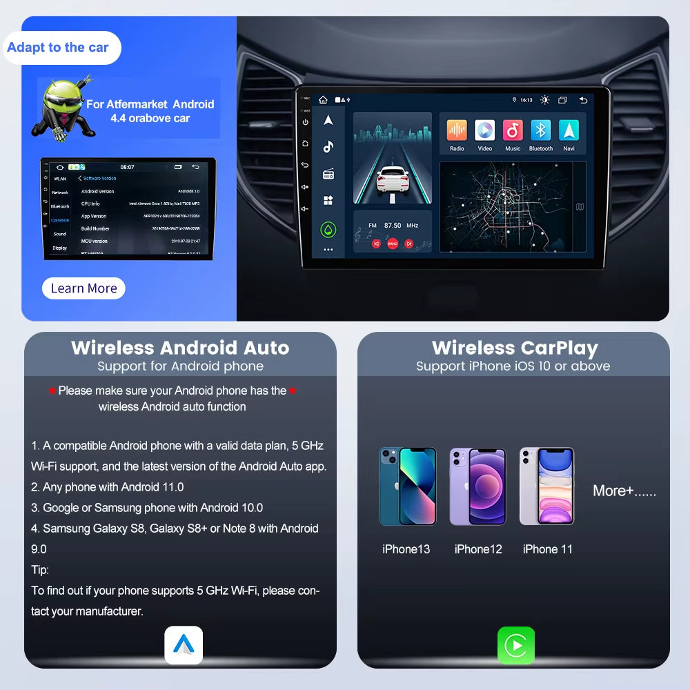 Wireless Apple Carplay Dongle USB Android Auto for Android Car Unit Ios Car Play Auto Connect Autokit Mirrorlink Box