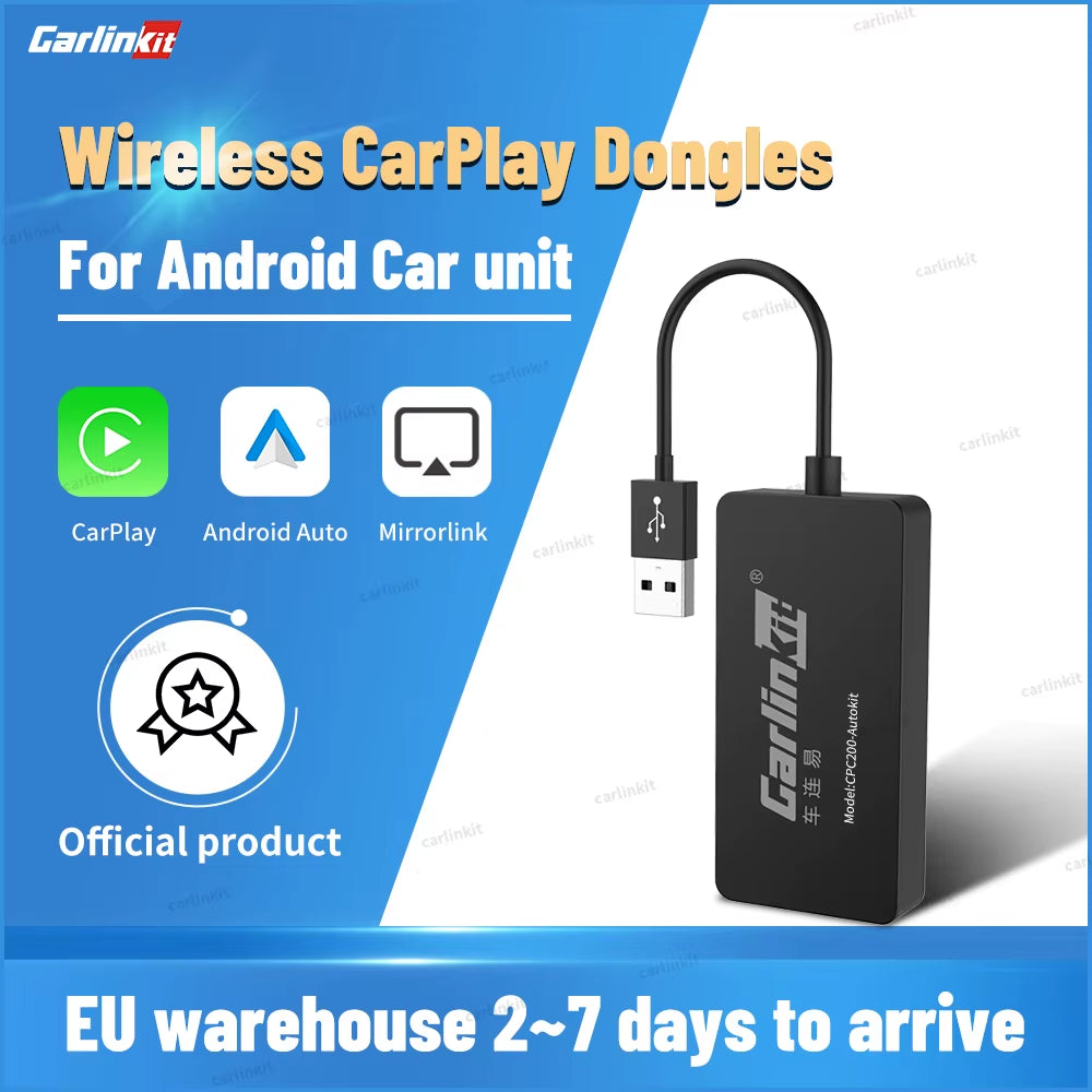 Wireless Apple Carplay Dongle USB Android Auto for Android Car Unit Ios Car Play Auto Connect Autokit Mirrorlink Box