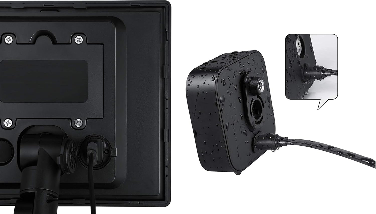 2-In-1 Solar Panel Charger & Security Light for Blink Outdoor & Blink XT2/XT (Camera Not Included)