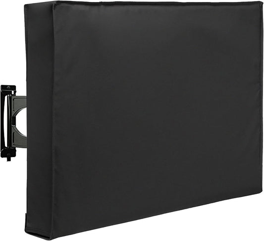 Outdoor TV Cover 30 to 32 Inch Weatherproof, Cover Size 30" W X 20" H X 4.5" D, Waterproof for outside Flat Screen 30 to 32 Inch TV with Built-In Remote Pocket