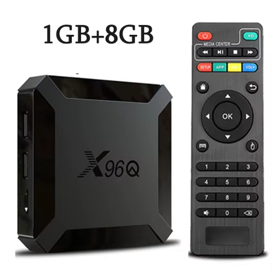 Hot X96Q Android 10.0 Fast Smart TV BOX 2GB 16GB Allwinner H313 Quad Core 4K VS X96 Mini Set Top Box Fast Shipping