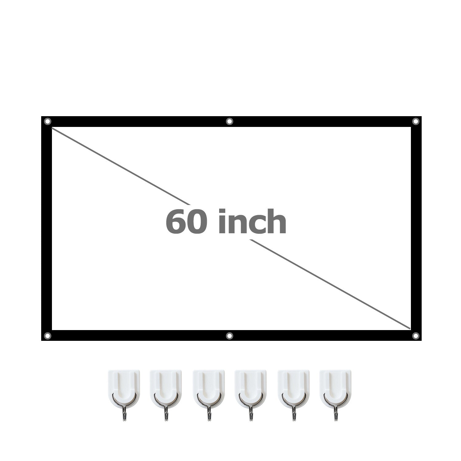 Portable Foldable Projector Screen 16:9 HD Outdoor Home Cinema Theater 3D Movie
